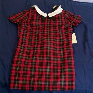 A plaid dress